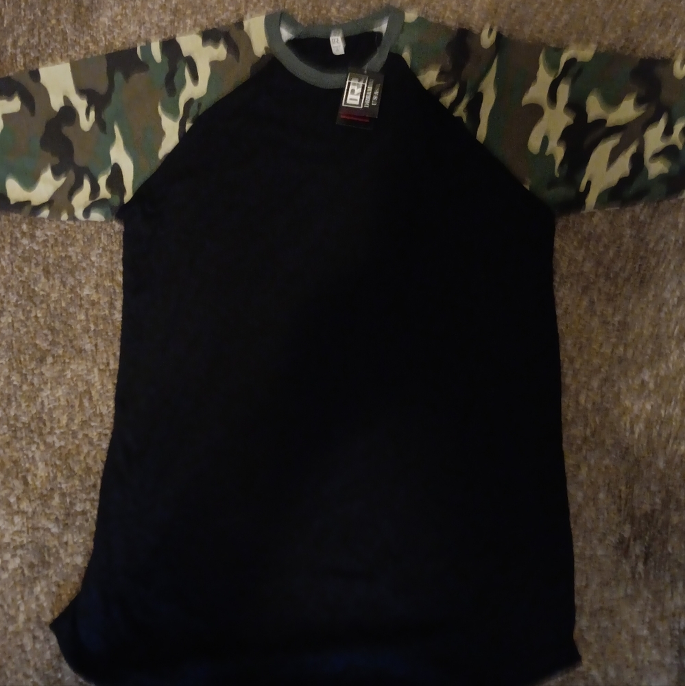 Blk 3/4 SLEEVE ARMY SLEEVE